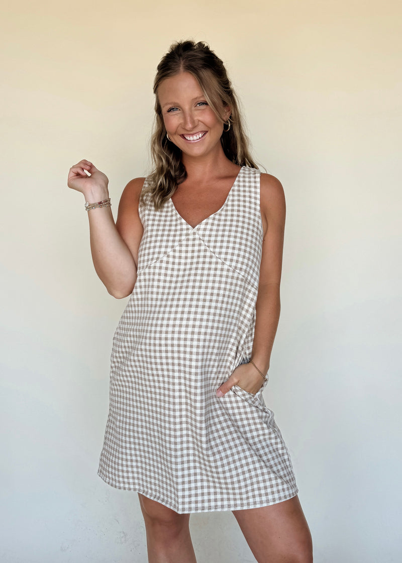 Kayle Gingham Dress