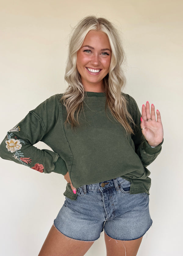 Emery Embroidered Sweatshirt