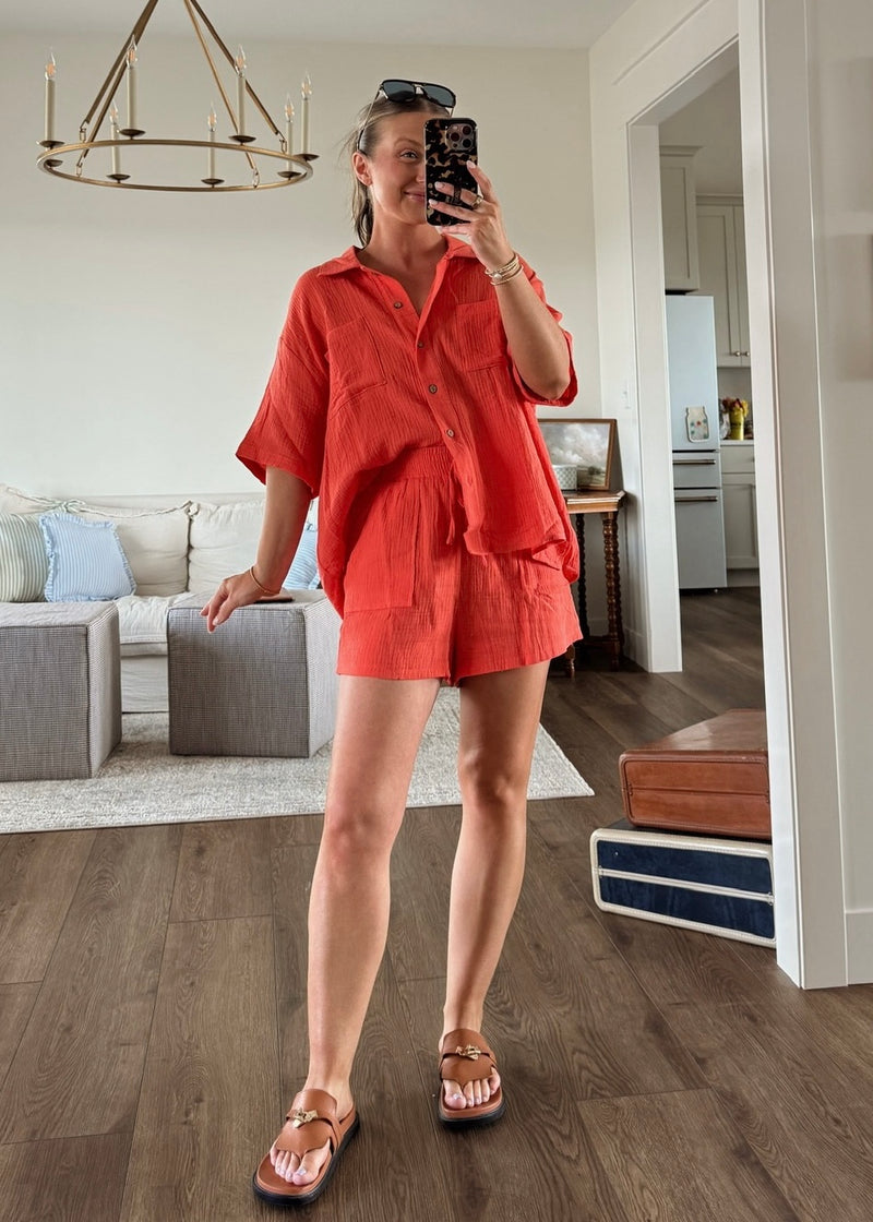 Sunshine State Button Top