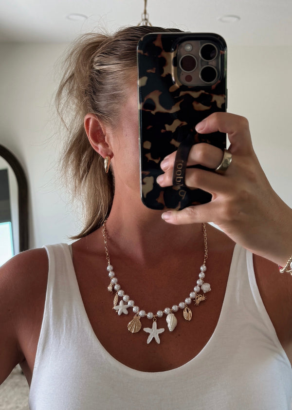 Pearl Charm Necklace