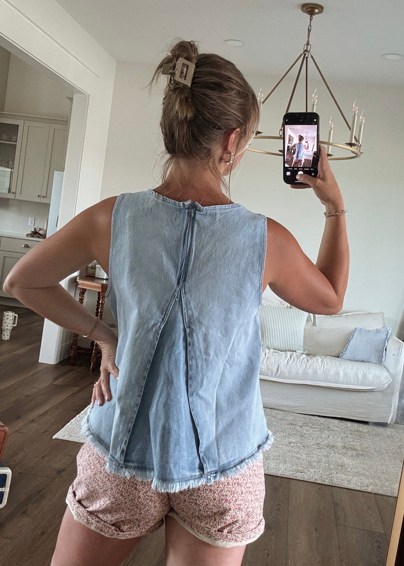 Della Denim Tank
