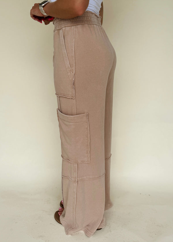 Caylor Cargo Sweats- Taupe