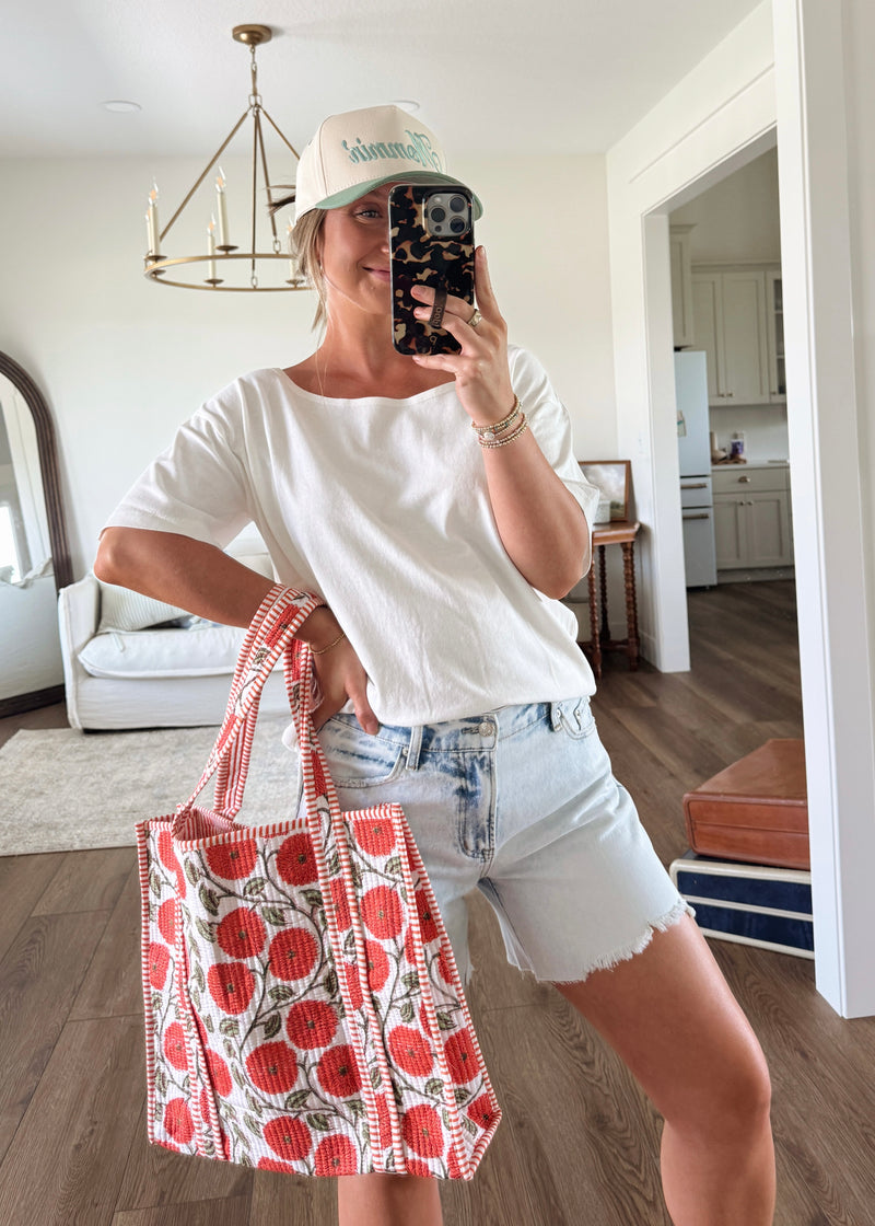 Poppy Tote Bag
