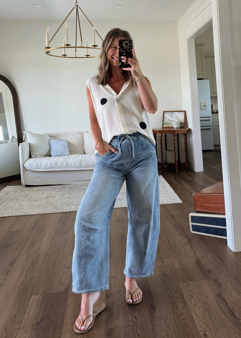 Ellis Polka Dot Blouse