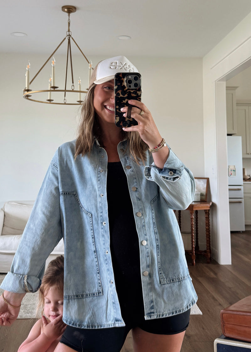 Willow Washed Shacket