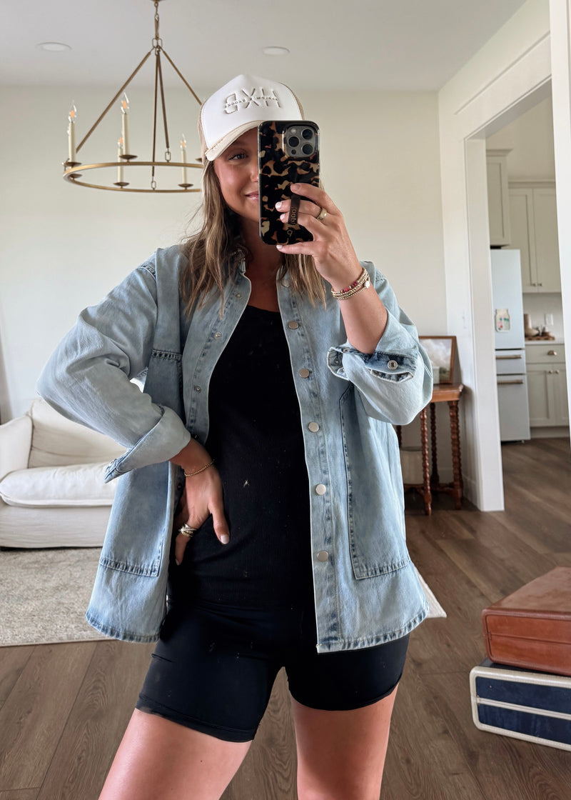 Willow Washed Shacket
