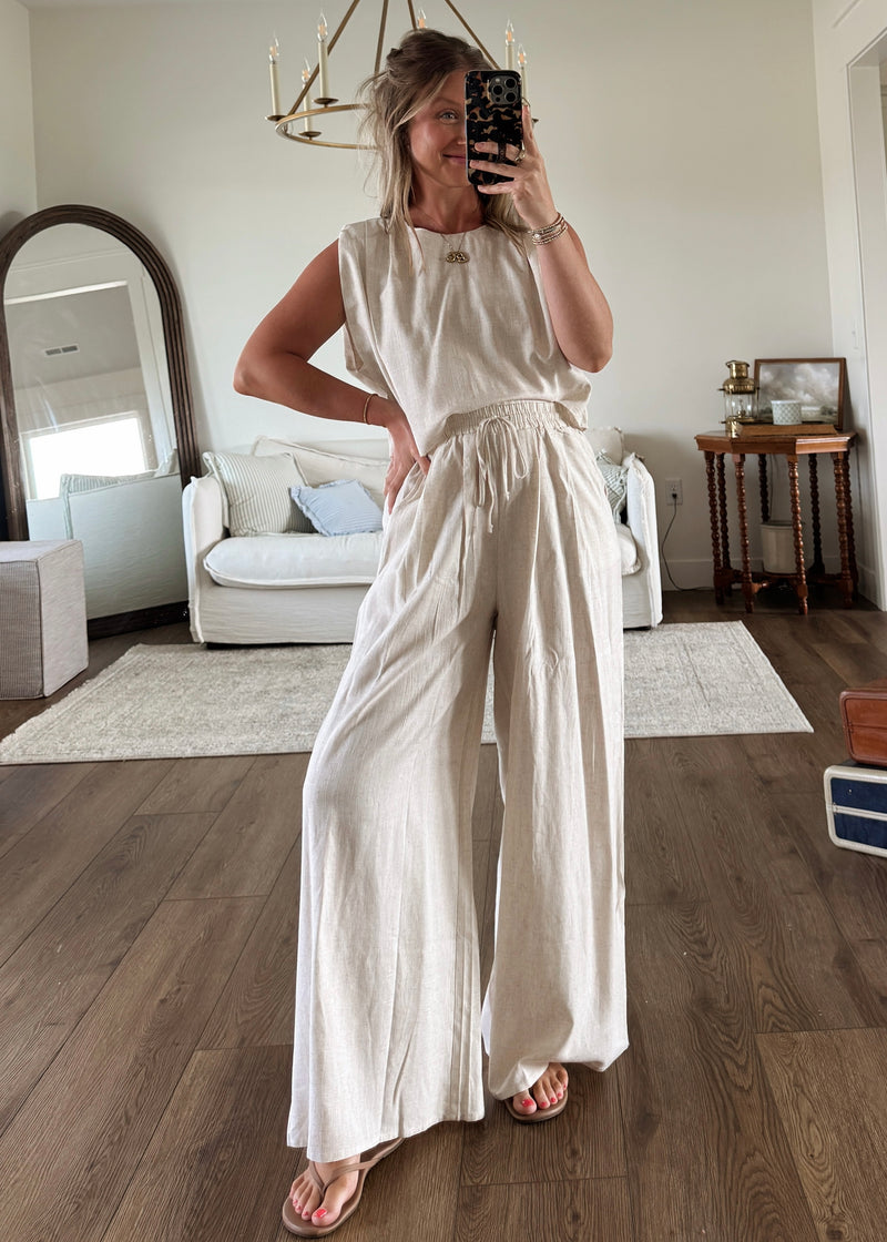 Natural Linen Set