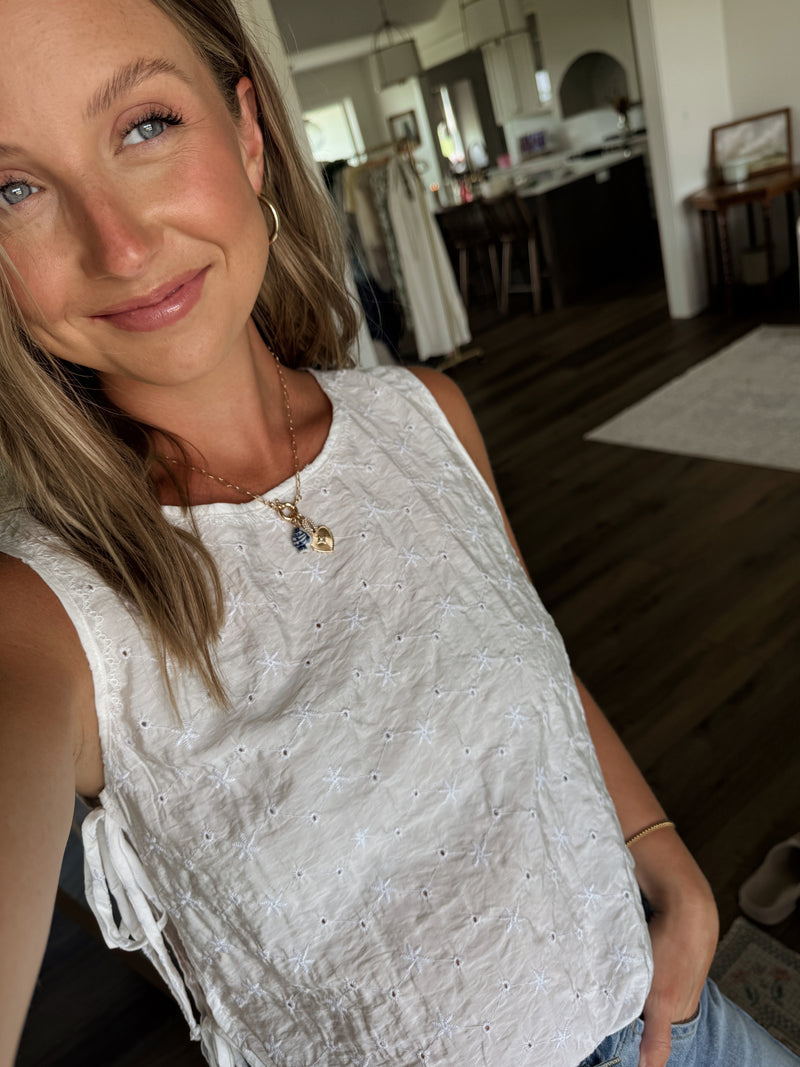 Season Classic Eyelet Tank