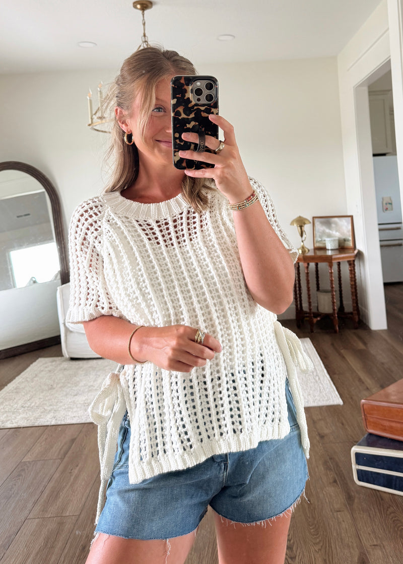 Carter Crochet Knit Top