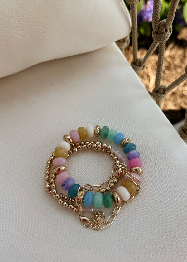 Sun Flare Bracelet Stack