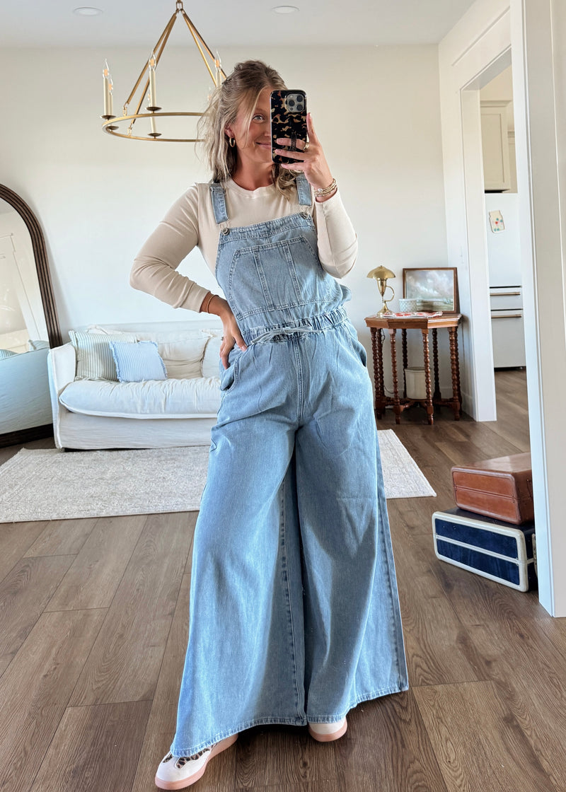 Faith Denim Jumpsuit