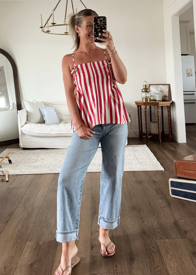 Summer Picnic Striped Tank