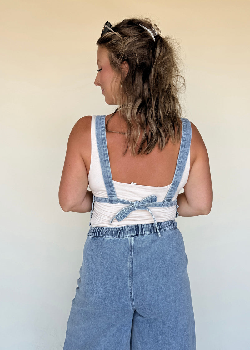 Faith Denim Jumpsuit