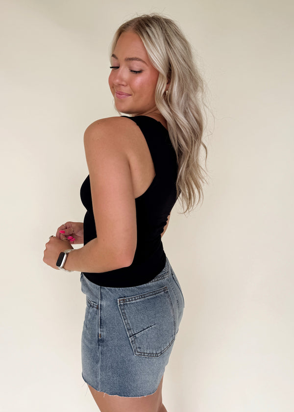 Seamless Core Tank-Black
