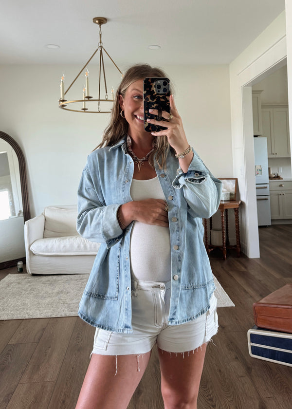 Willow Washed Shacket