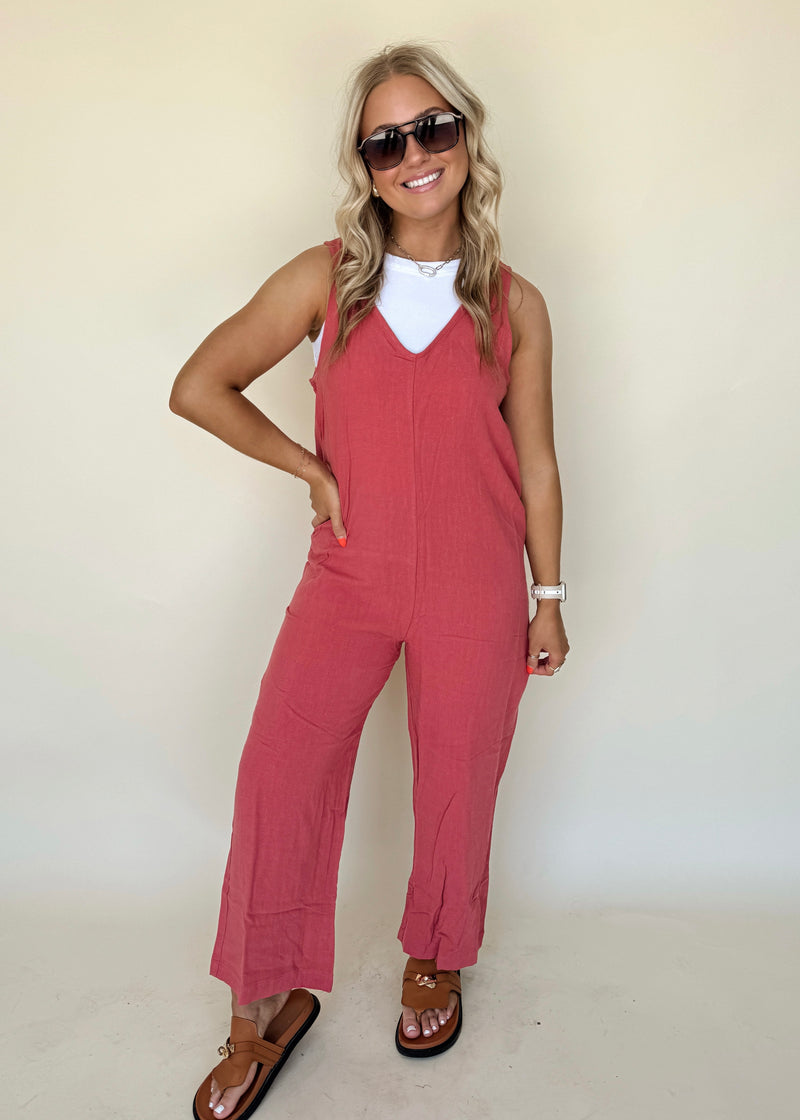 Cora Linen Jumpsuit