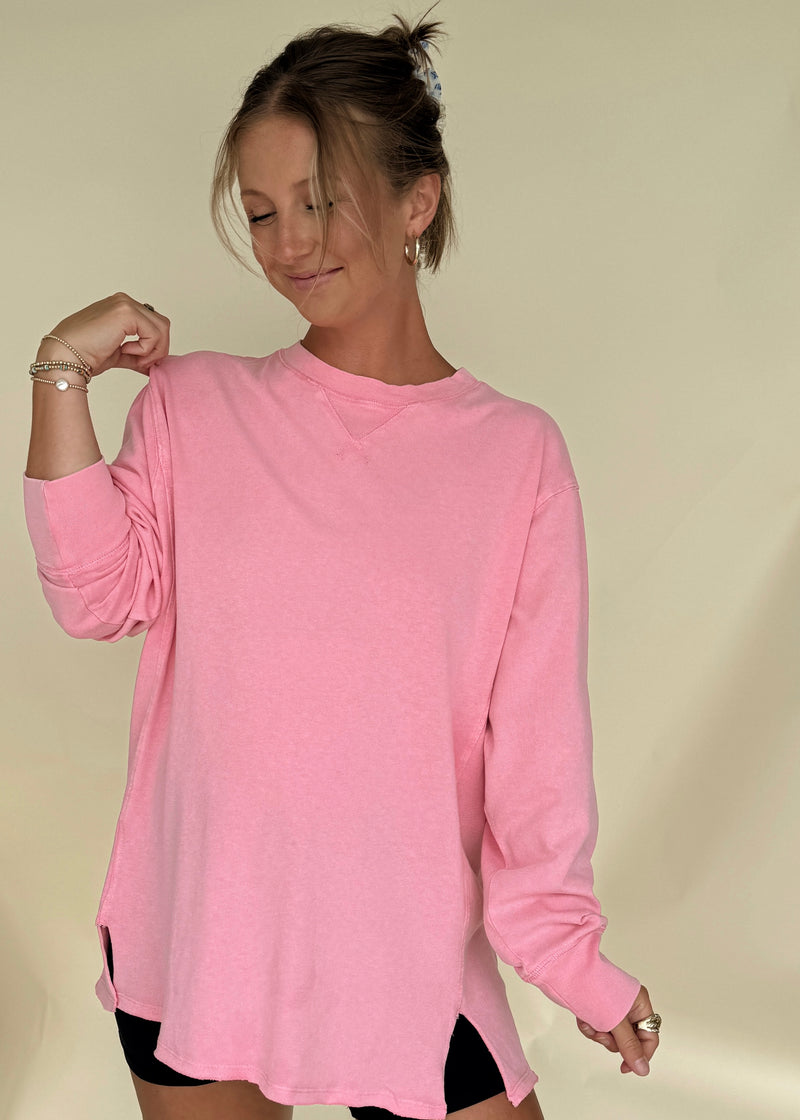 Summer Nights Top- Pink