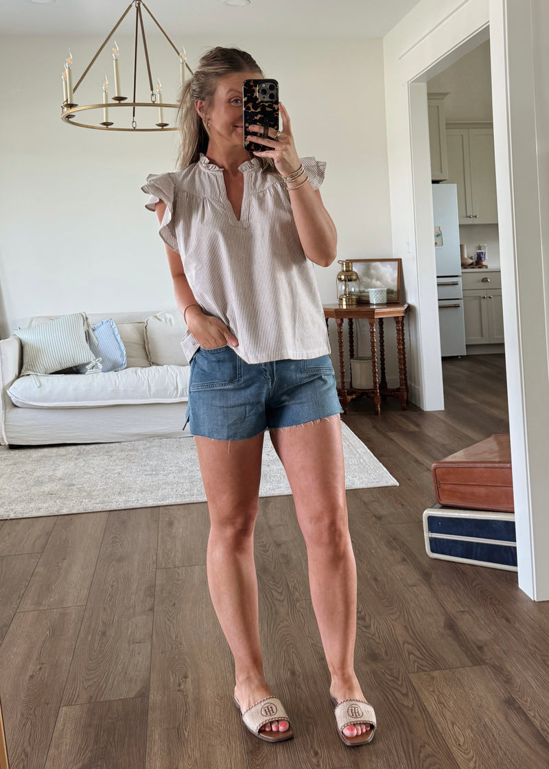 Cove Ruffle Blouse