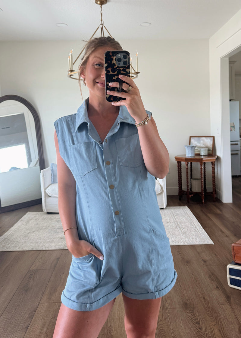 Briar Button Romper