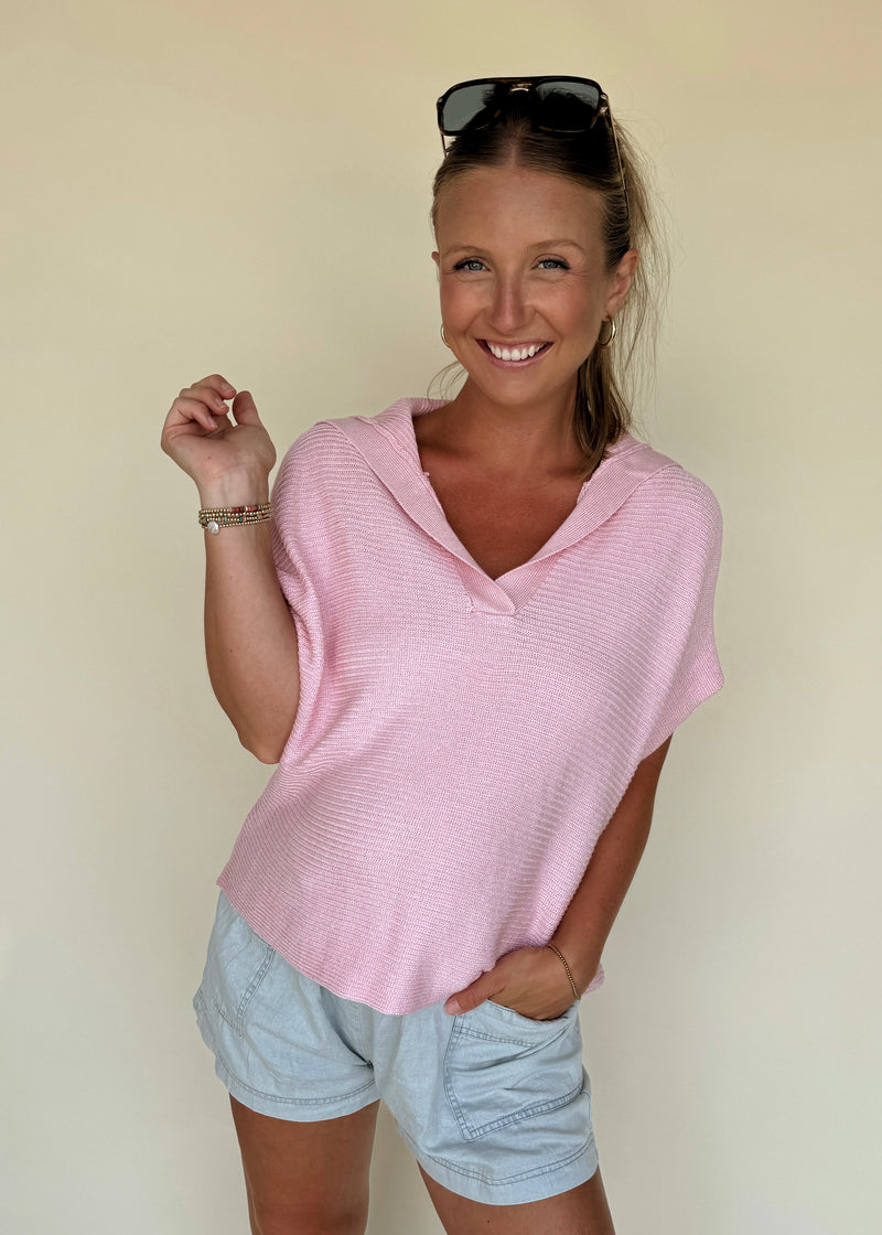 Bella Blush Sweater Top