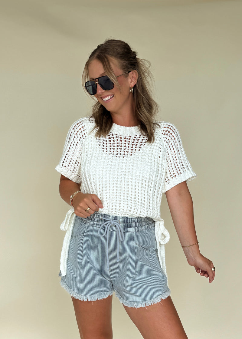 Carter Crochet Knit Top