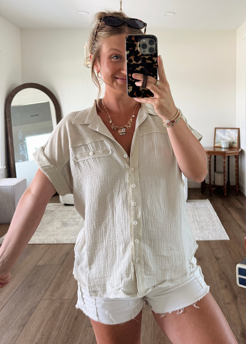 Kai Button Blouse