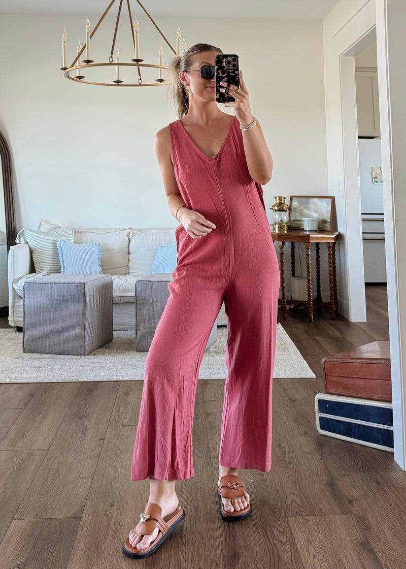 Cora Linen Jumpsuit