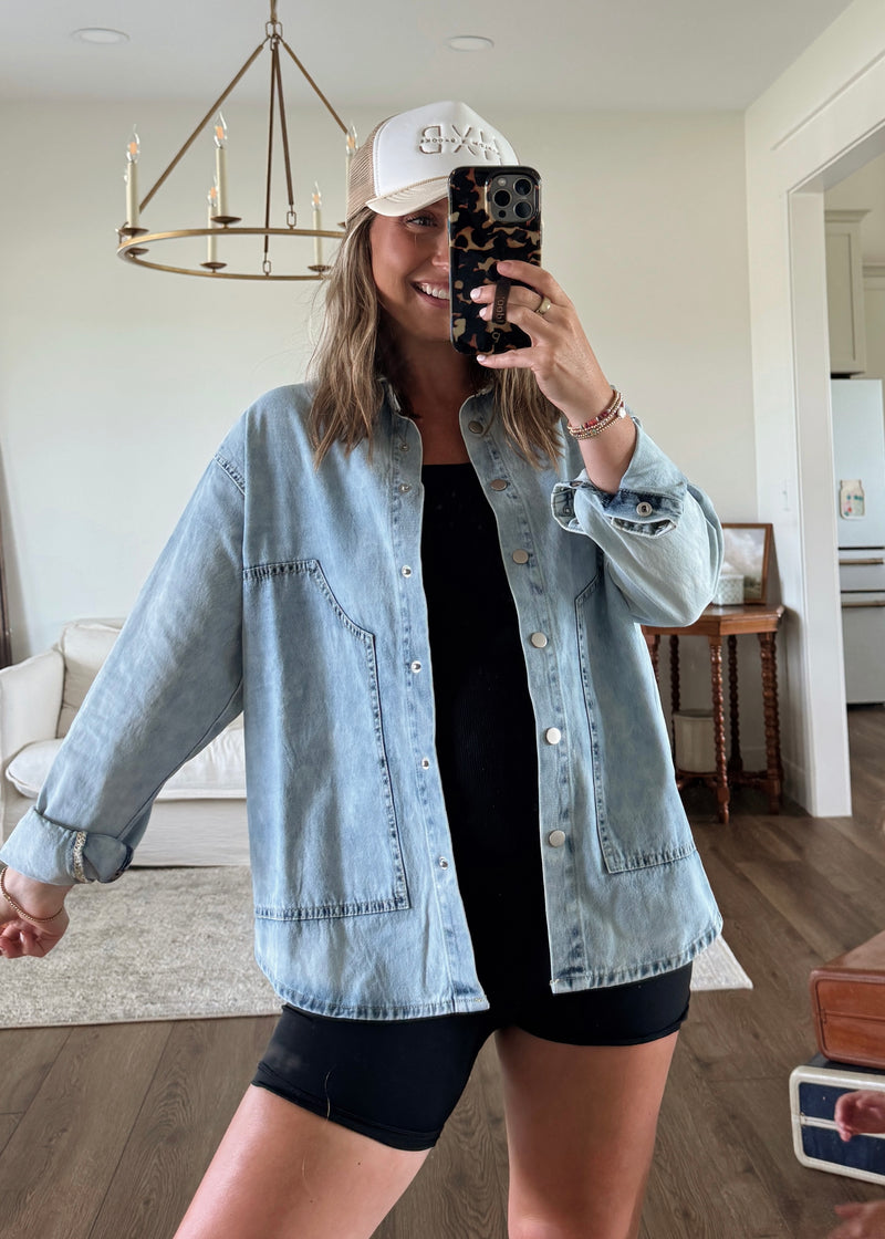 Willow Washed Shacket