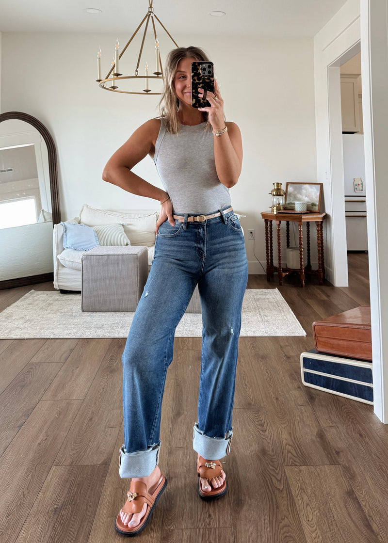 All Time Best Basic Tank- Grey