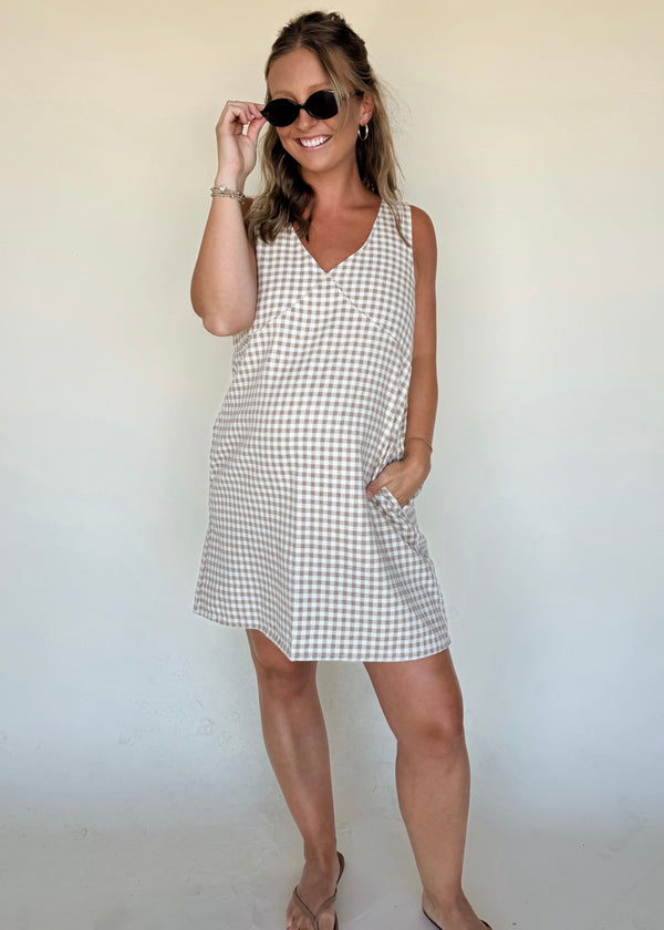 Kayle Gingham Dress
