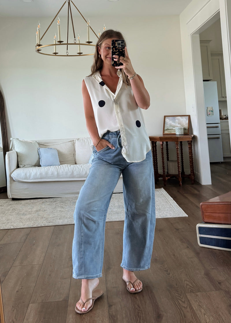 Ellis Polka Dot Blouse