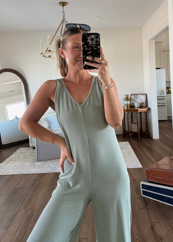 Saige Ribbed Jumpsuit