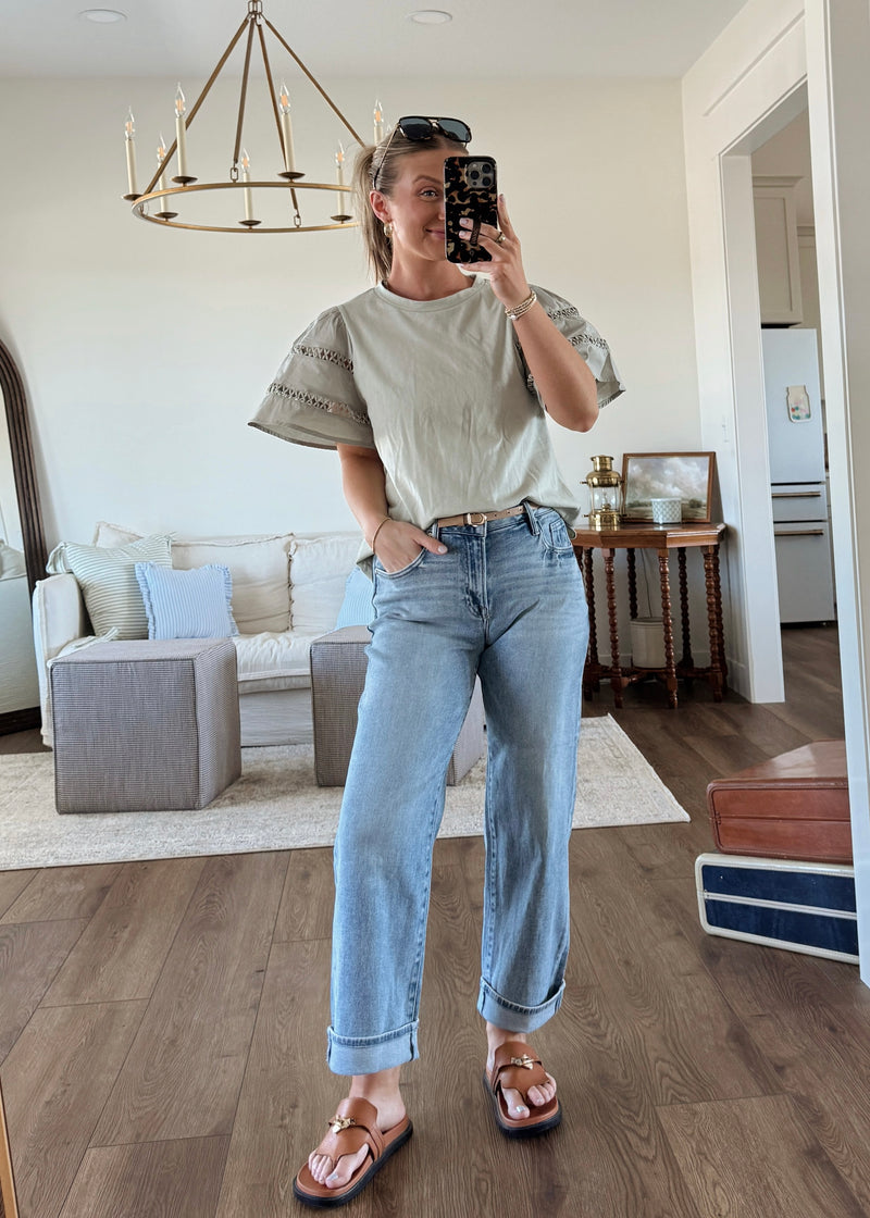 Flutter Sleeve Blouse
