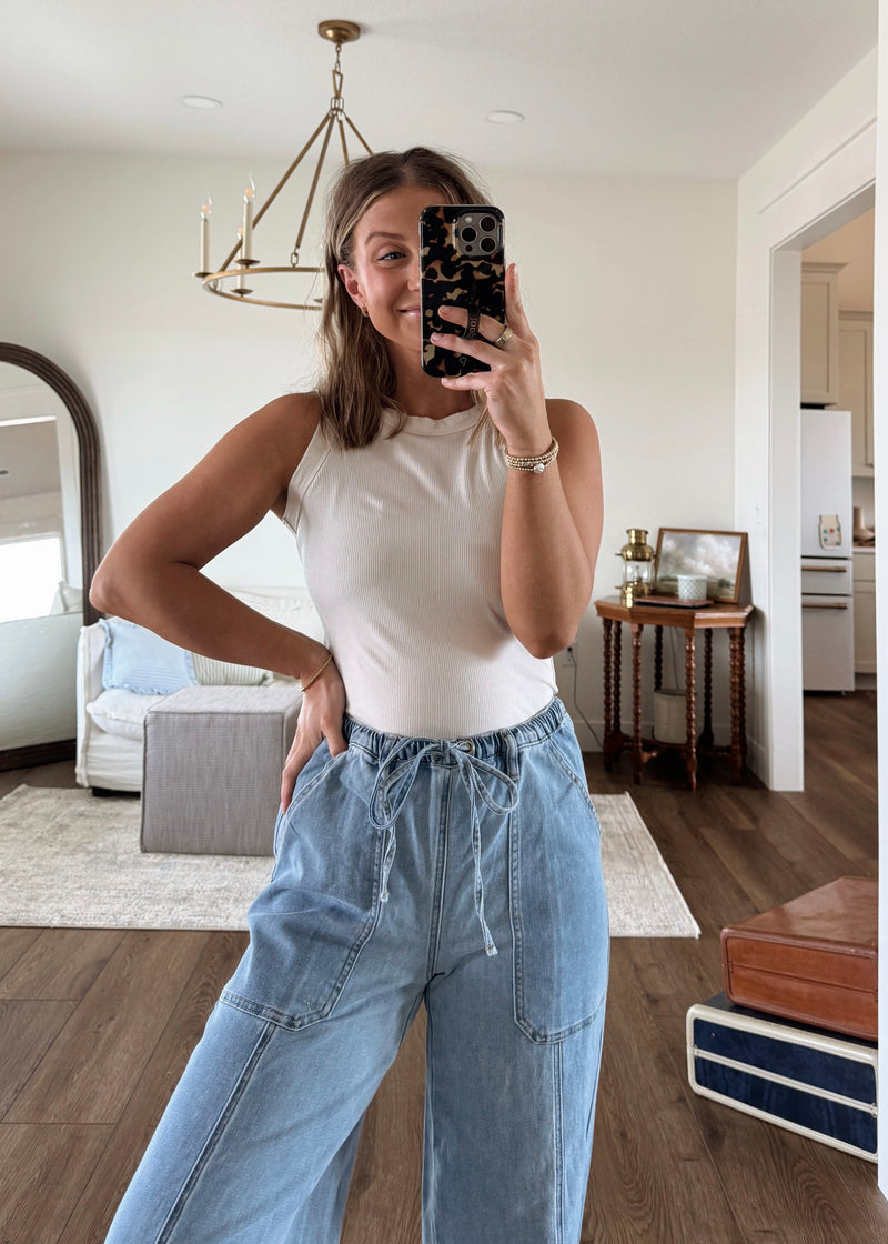 All Time Best Basic Tank- Bone