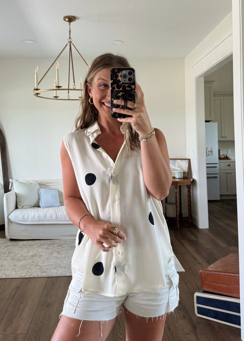 Ellis Polka Dot Blouse