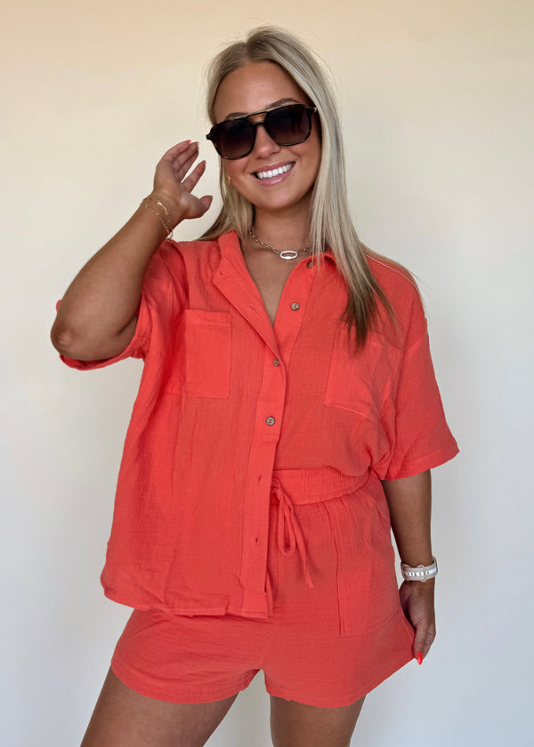 Sunshine State Button Top