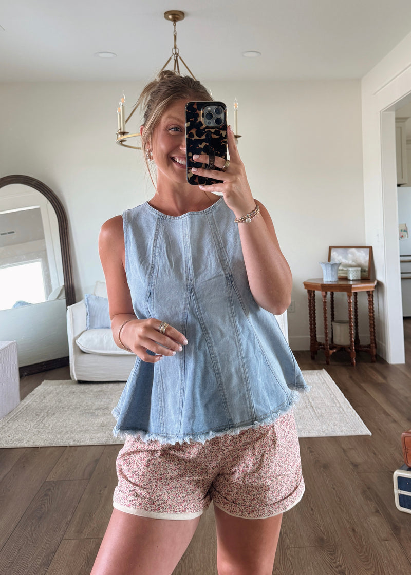 Della Denim Tank