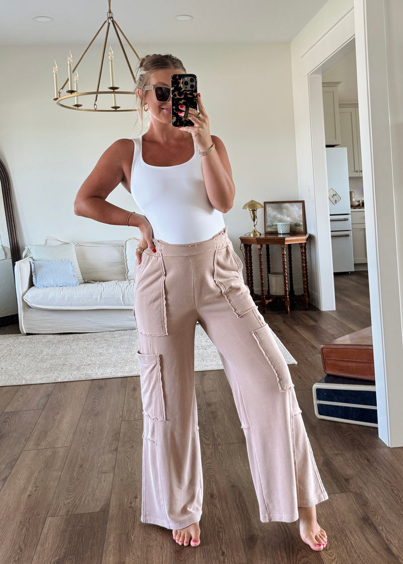 Caylor Cargo Sweats- Taupe