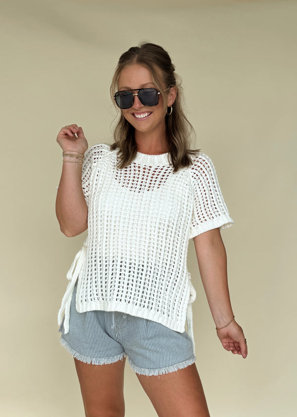 Carter Crochet Knit Top