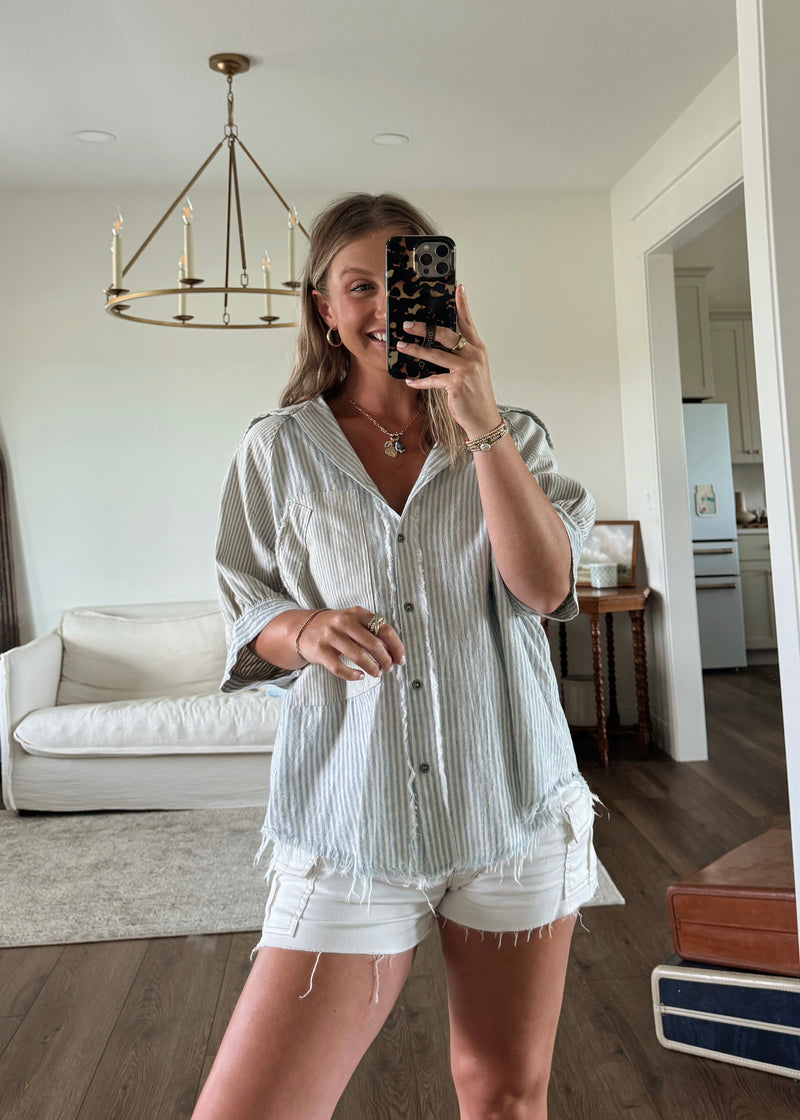Macki Button Top