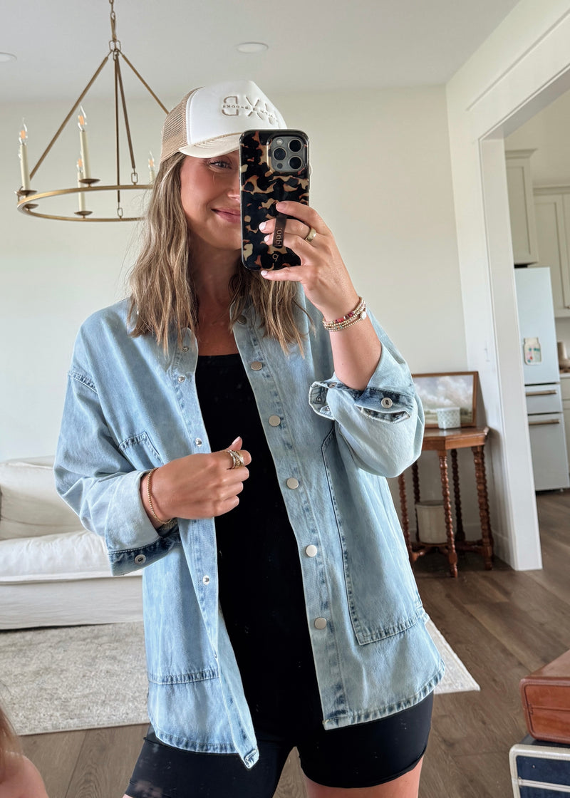 Willow Washed Shacket