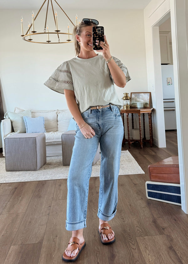 Flutter Sleeve Blouse
