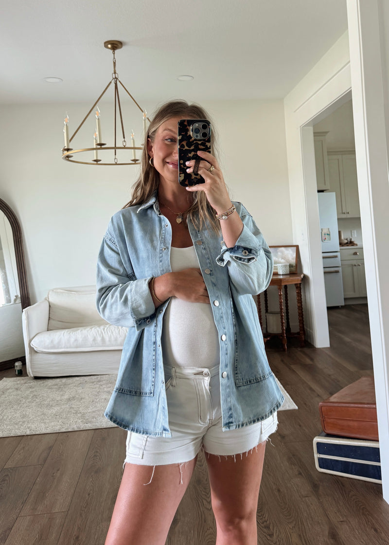 Willow Washed Shacket