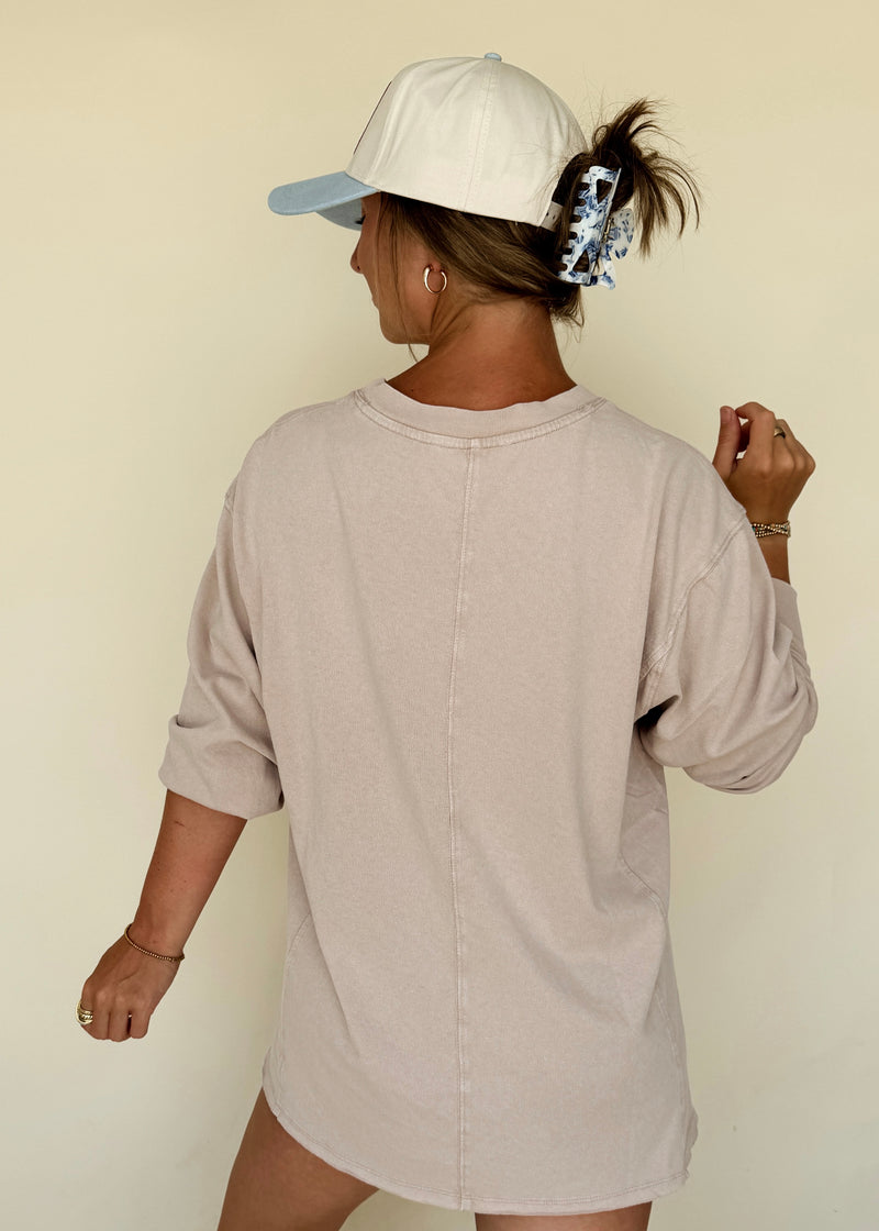 Summer Nights Top- Taupe
