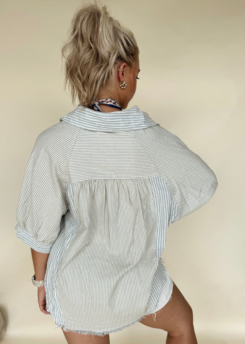 Macki Button Top