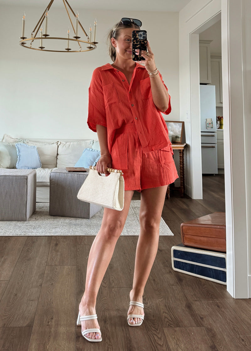 Sunshine State Button Top