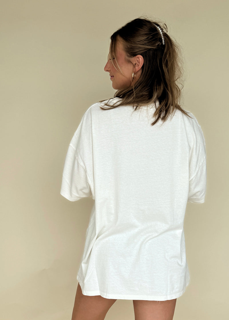 Sun Washed Vintage Tee- Off White