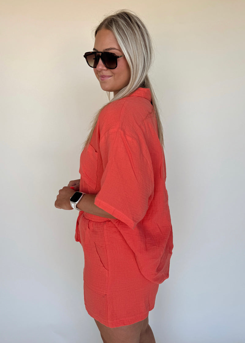Sunshine State Button Top