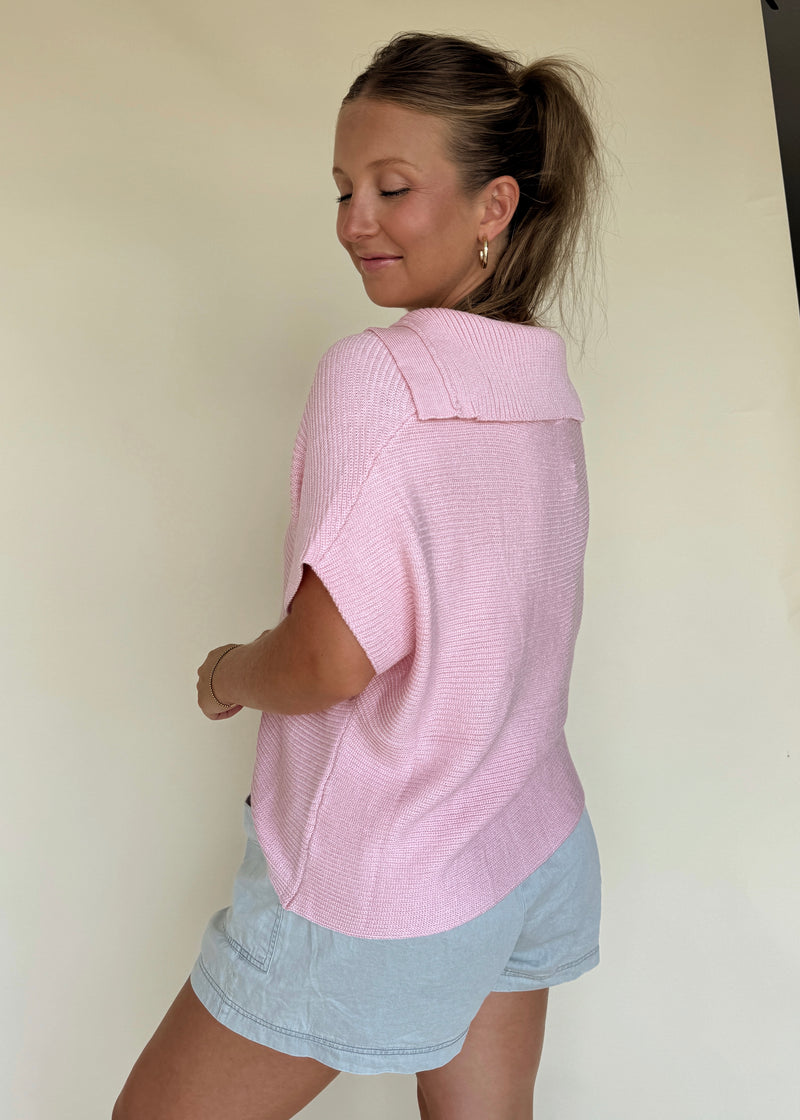 Bella Blush Sweater Top