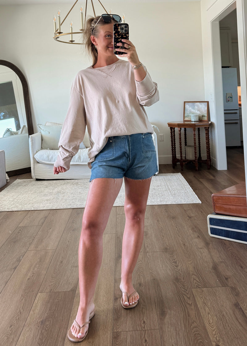 Summer Nights Top- Taupe